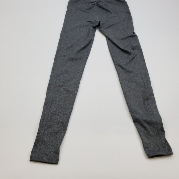Aero Aeropostale Yoga Exercise Size Small Gray Poly Spandex stretch leggings EUC - Picture 8 of 9